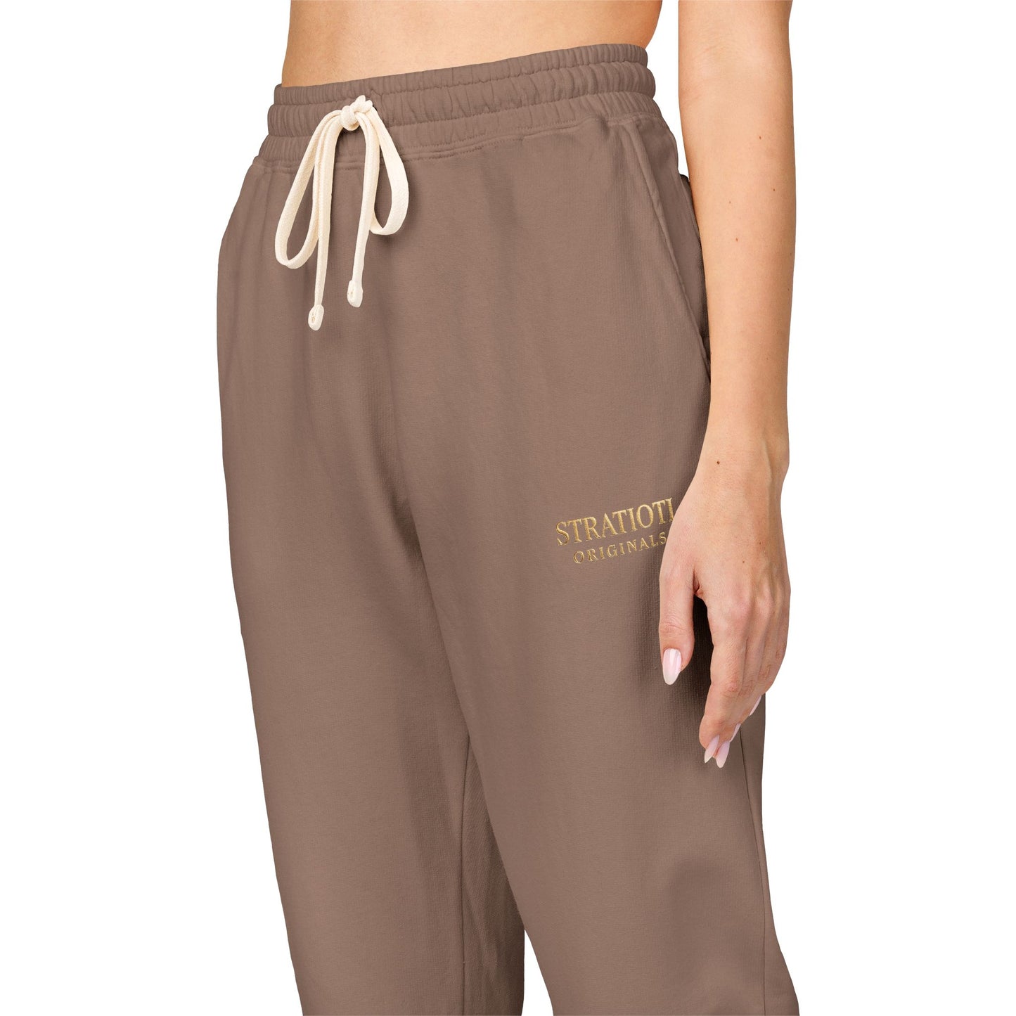 Unisex Garment-Dyed Fleece Sweatpants