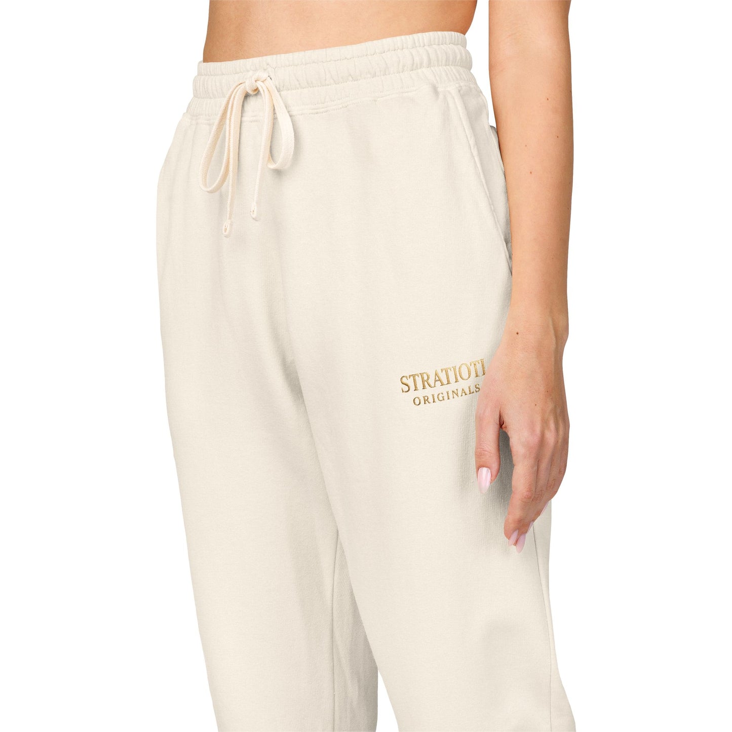 Unisex Garment-Dyed Fleece Sweatpants